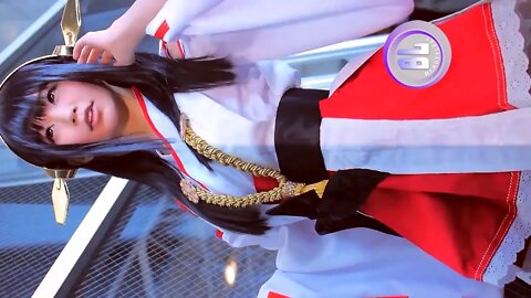 Beautiful cosplayer Akira Itsuki as Haruna comiket japan えなこ 직캠 cosplay @akira_itsuki