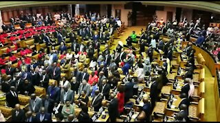 Ramaphosa arrives for state of the nation address (SHm)