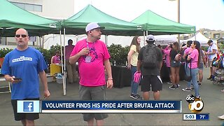 Volunteer finds his pride after brutal attack