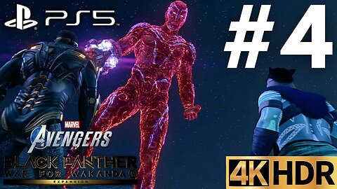 Marvel's Avengers: War for Wakanda Campaign Part 4 | PS5, PS4 | 4K HDR (No Commentary Gaming)