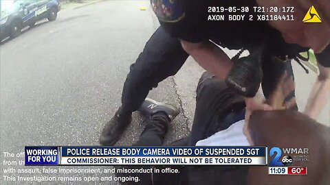 Released body worn camera footage shows alleged illegal arrest made by BPD Sergeant