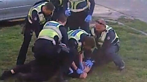 GRAPHIC: Australian Police Make VERY Aggressive Arrest Of Man For Not Wearing A Mask