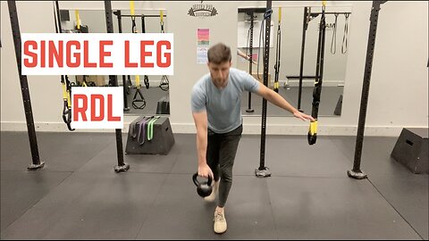 Single Leg RDL #strength #hip #gym #exercise