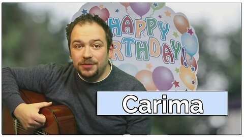 Happy Birthday, Carima! Geburtstagsgrüße an Carima