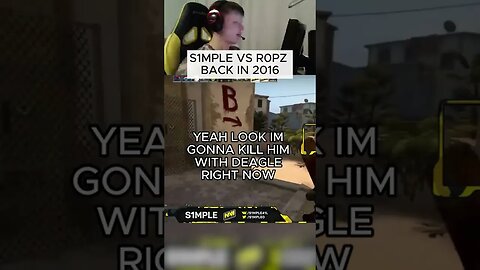 s1mple DELETED Ropz #shorts