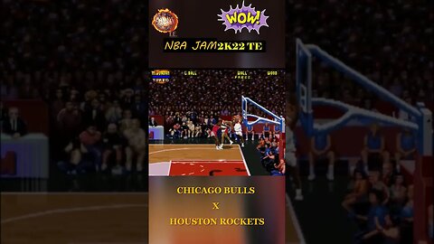 #1 NBA JAM TE 2K22 CHICAGO BULLS COM MJ X HOUSTON ROCKETS #semedissaum #games #nba