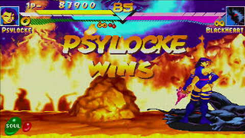 Marvel vs Capcom - Marvel Super Heroes Psylocke Playthrough