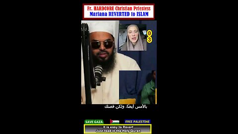 Former HARDCORE Christian Priestess Mariana REVERT to ISLAM 03 داعية مسيحية متشددة تعتنق الاسلام