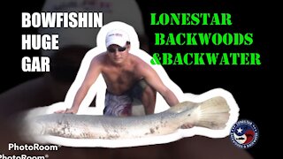 Bowfishing Huge Gar