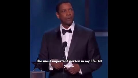 Denzel Washington gives Tribute to his Wife. #mindsetofgreatness #motivation #denzelwashingtonquotes