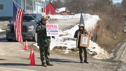 Volunteer fire company rallies against gun raffle bill