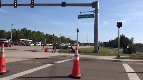 Fatal crash causes roadblock at Michael G. Rippe near Briarcliff