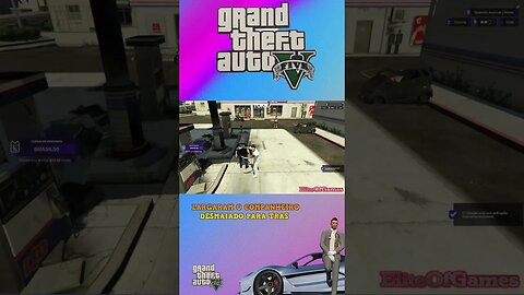 Grand Theft Auto V LARGARAM O COMPANHEIRO DESMAIADO #shorts