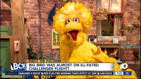 Big Bird was almost on the Challenger?