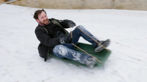 🌨 When Texans Get a Snow Day...