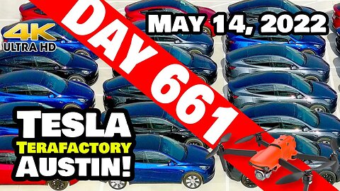 MODEL Ys AT GIGA TEXAS! - Tesla Gigafactory Austin 4K Day 661 - 5/14/22 - Tesla Terafactory Texas