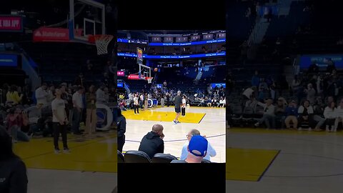 Steph Curry CANNOT MISS A Shot During WARMUP Starting From The LOGO To LAYUP And CROWD Go's INSANE