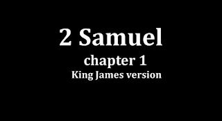 2 Samuel 1 King James version