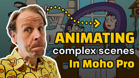 Animating a Complex Scene in Moho Pro