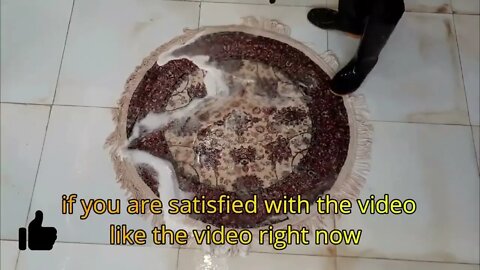 Washing the dirtiest muddy rug cleaning satisfying carpet cleaning asmr