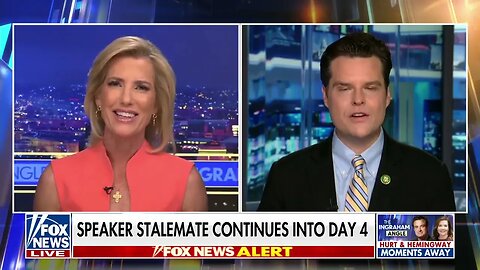 Matt Gaetz Tells Laura Ingraham He Won't Back McCarthy