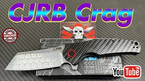 CJRB Crag folding cleaver liner or recoil lock !