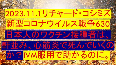 2023.11.01 リチャード・コシミズ新型コロナウイルス戦争６３０