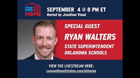 COS at Home with Ryan Walters: September 2024