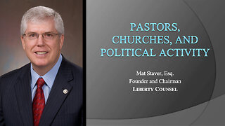 Pastors, Churches, & Political Activity - FL Amendment 4 - Mat Staver