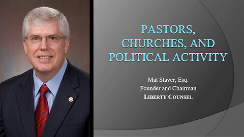 Pastors, Churches, & Political Activity - FL Amendment 4 - Mat Staver