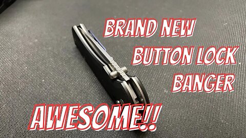 GREAT NEW BUTTON LOCK EDC FOLDER