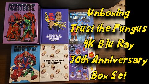 Super Mario Bros Movie 1993 4K Blu Ray Unboxing 30th Anniversary Box Set from Umbrella Entertainment