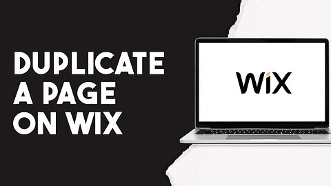 How To Duplicate A Page On Wix