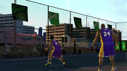 2 on 2: SHAQ and Kobe vs Hakeem Olajuwon and Clyde Drexler