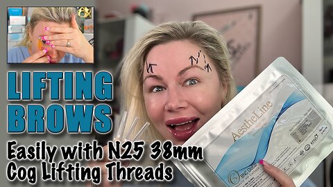 Easily lift Brows with N25 38mm Cog threads, AceCosm.com | Code Jessica10 saves you Money