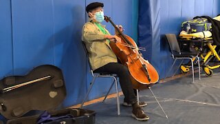 Yo-Yo Ma Celebrates Second COVID Vaccine With Performance