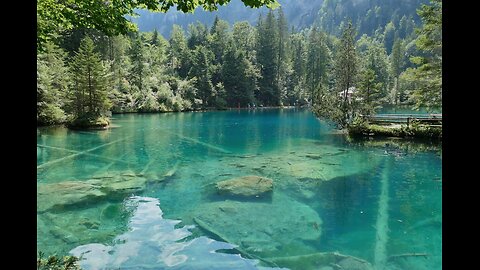 Walking tour Blaussee Nature Park, Switzerland.