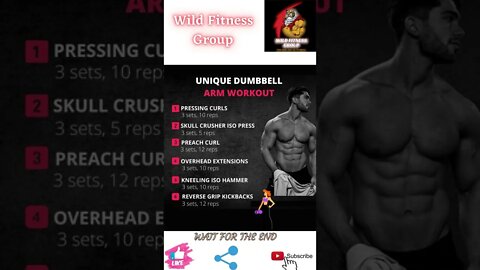 🔥Dumbbell arm workout🔥#shorts🔥#wildfitnessgroup🔥25 march 2022🔥