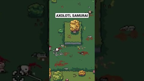 Voce é uma salamandra samurai nesse game #shorts #samurai #roguelike #bullethell #vampiresurvivor