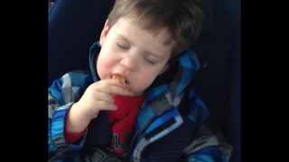 Little Boy Falls Asleep Eating Wendy's Nuggets