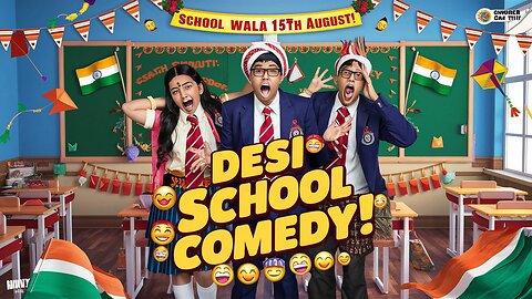 SCHOOL WALA 15TH AUGUST | Funny Comedy Video | Desi Comedy | Cartoon Comedy | The Animo Fun