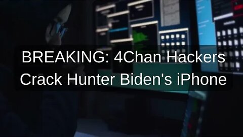 Hackers downloaded every file on Hunter Biden's phone, but nobody cares