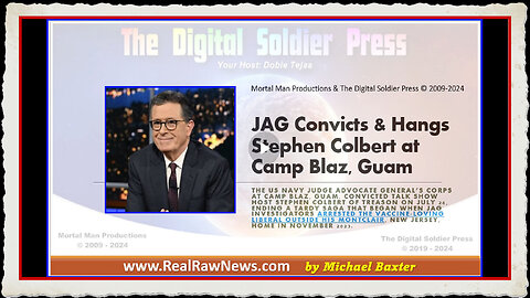 JAG Convicts Hangs Stephen Colbert at Camp Blaz, GUAM.