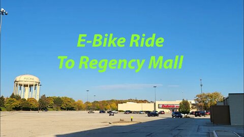 E Bike Riding To Regency Mall