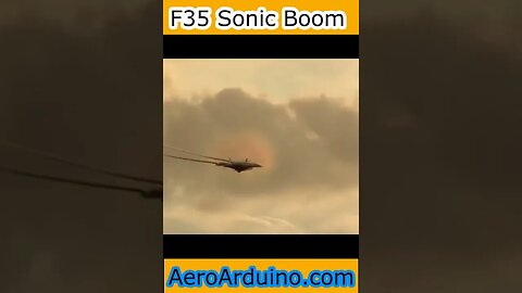 Watch How F35 Sonic Boom #Flying #Jet #Aviation #AeroArduino