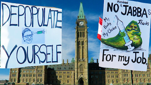 Raw Footage: Today’s Freedom Rally - Ottawa, Canada - September 18