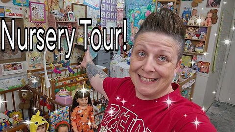 Reborn Baby Nursery Tour - How To Find Vintage Stuff for CHEAP! nlovewithreborns2011