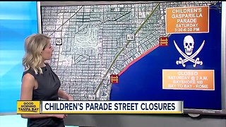 Children's Gasparilla Parade road closures