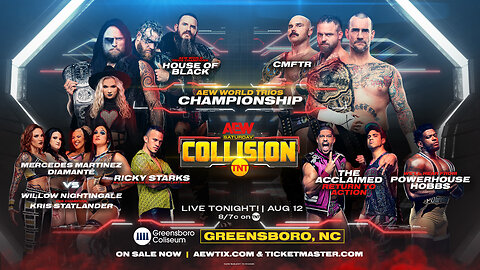 AEW Collision August 12th 2023 Watch Party/Review (with Guests)