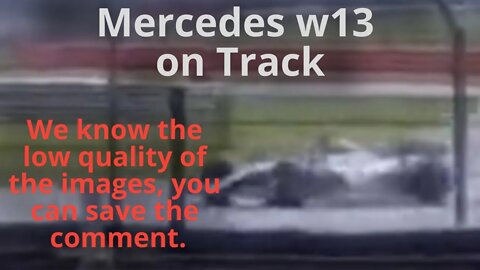 Mercedes w13 on track at Silverstone | #f12022